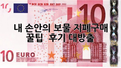 💰 내 손안의 보물! 지폐구매 꿀팁 & 후기 대방출 💰